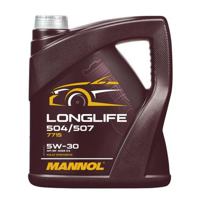 SCT - MANNOL Motoröl Longlife 504/507 5W-30 7715 [4 L] MN7715-4