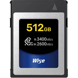 Wise CFexpress 4.0 Type B 512GB 3400MB/s