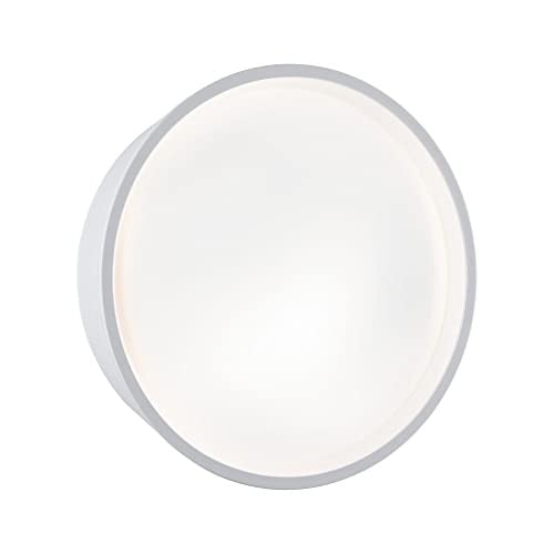 Paulmann Platomo LED buitenwandlamp wit, rond, zeewaterbestendig, IP44