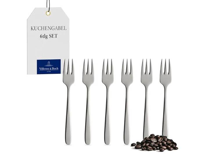 Villeroy & Boch Daily Line Fourchettes à gâteau\, 6 pièces\, Acier Inoxydable