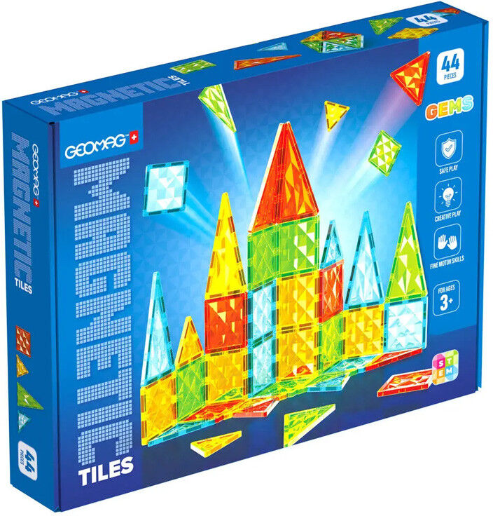 Magnetic Tiles Gem 44 pcs - Geomag