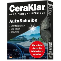 Putzschwamm, Glasschwamm abrazo CeraKlar AutoScheibe Pack mit 2 Stück