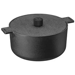 Skeppshult Gusseisen Bräter Noir 25 cm, Pfanne + Kochtopf, Schwarz