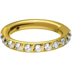 Titan Segmentring Clicker EINGEFASSTE KRISTALLE