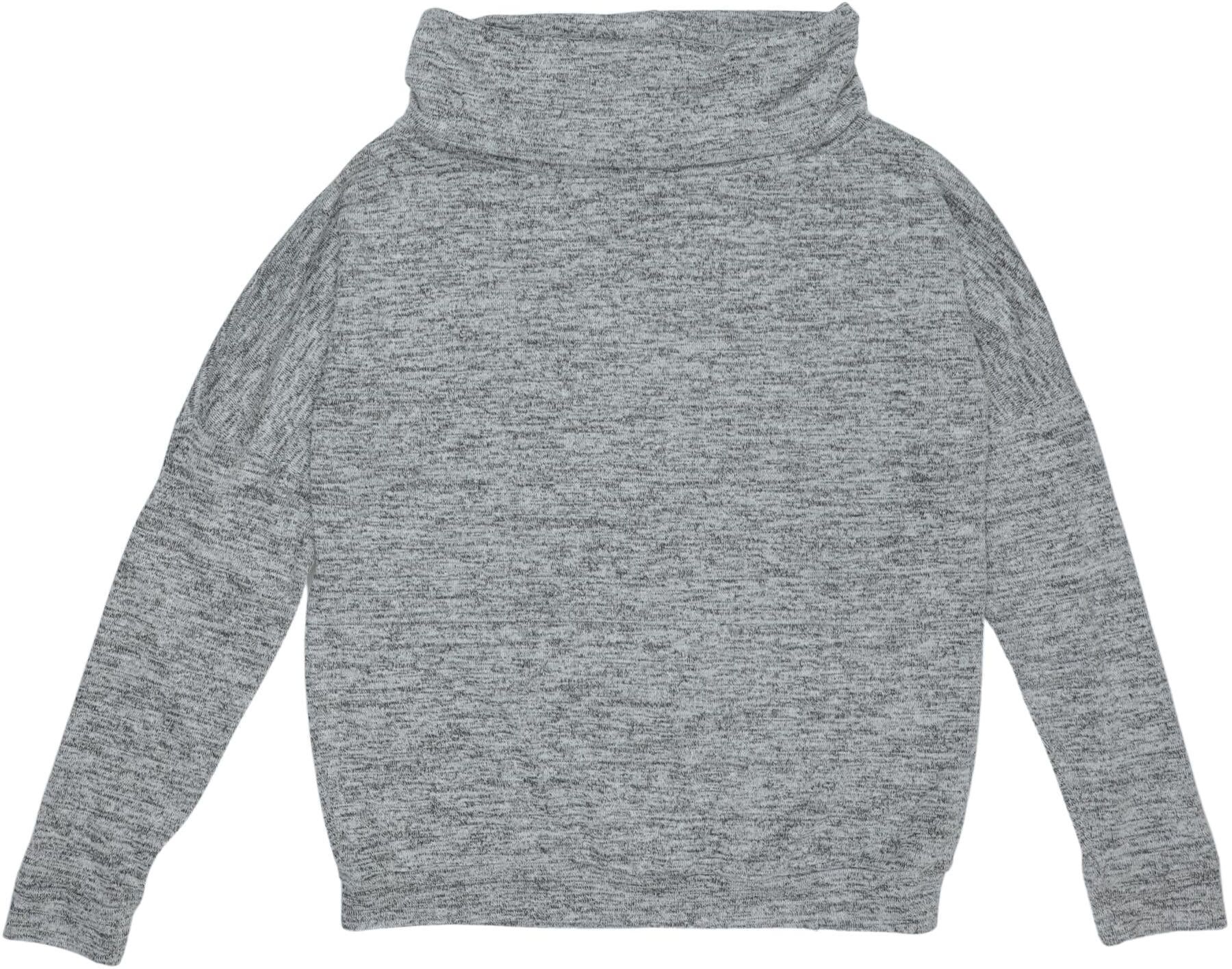 H&M Mädchen Kapuzenpullover oder Sweater, Grau, Gr. EU 146 (EU 146/152), kein / Etikett - Second Hand