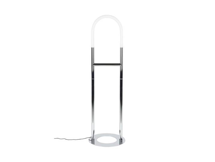 Design Stehlampe „Arch“ Silver Zuiver