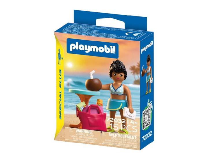 PLAYMOBIL Set de Figurines Vacances à la Plage