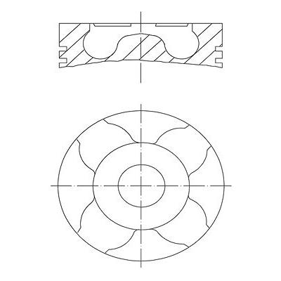 Mahle Kolben [Hersteller-Nr. 0100401] für Opel, Vauxhall, Subaru, Suzuki