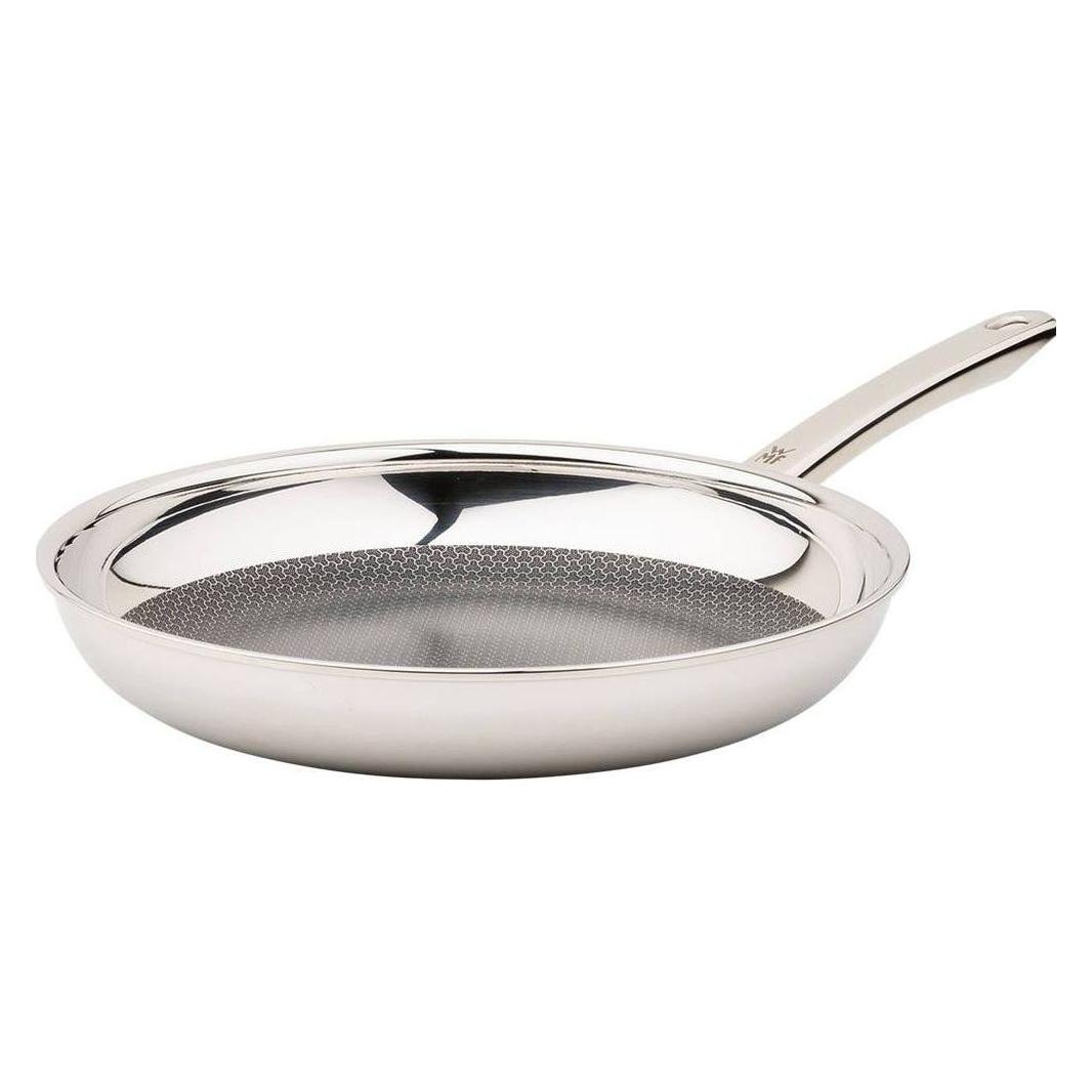 WMF Edelstahlpfanne Bratpfanne 28cm Wender Profi Resist Induktion beschichtet (Bratpfanne, Edelstahl, 28 x 6 cm) (17.5628.9990)