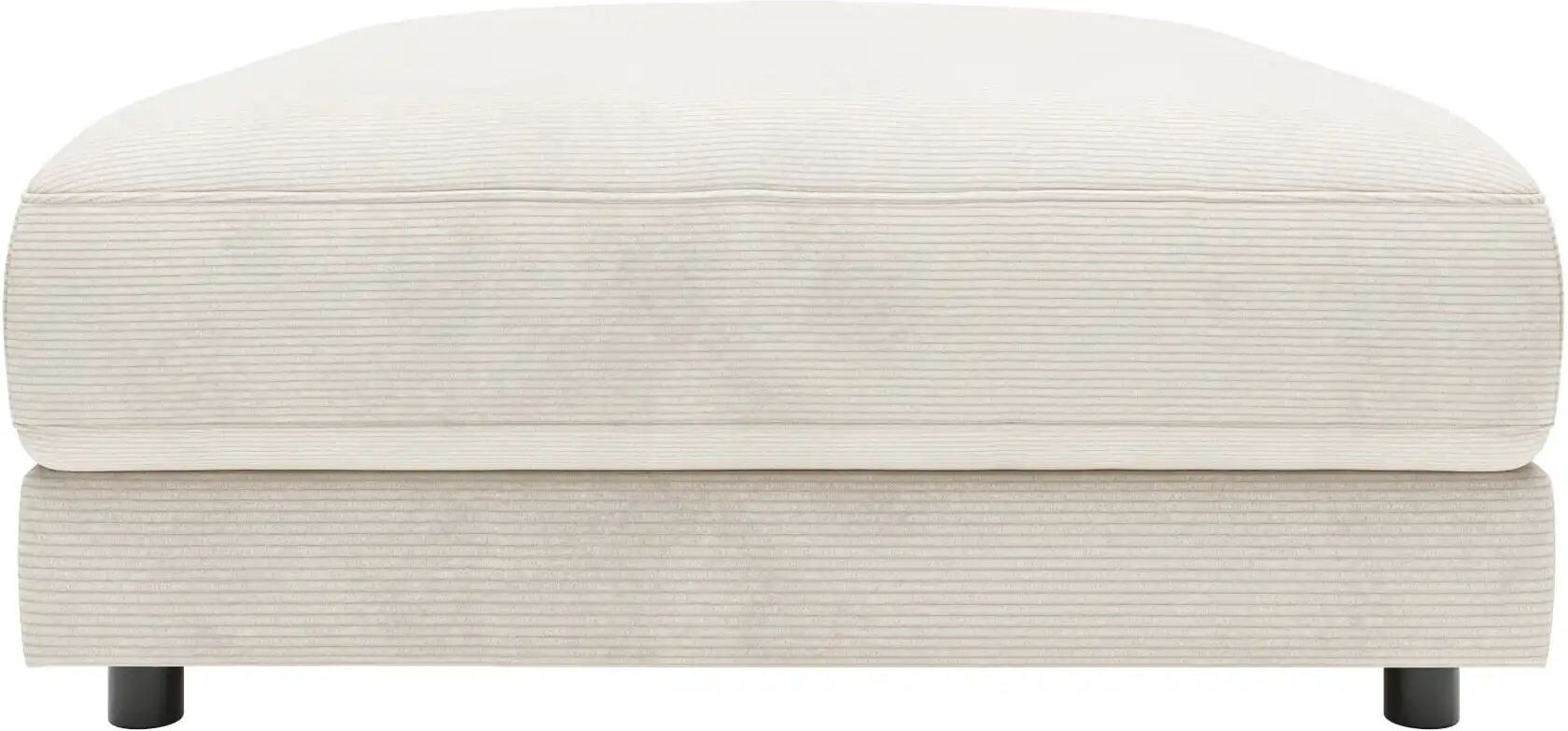 Jette Home Element Hocker in Feincord Sila ¦ weiß ¦ Maße (cm): B: 100 H: 43 T: