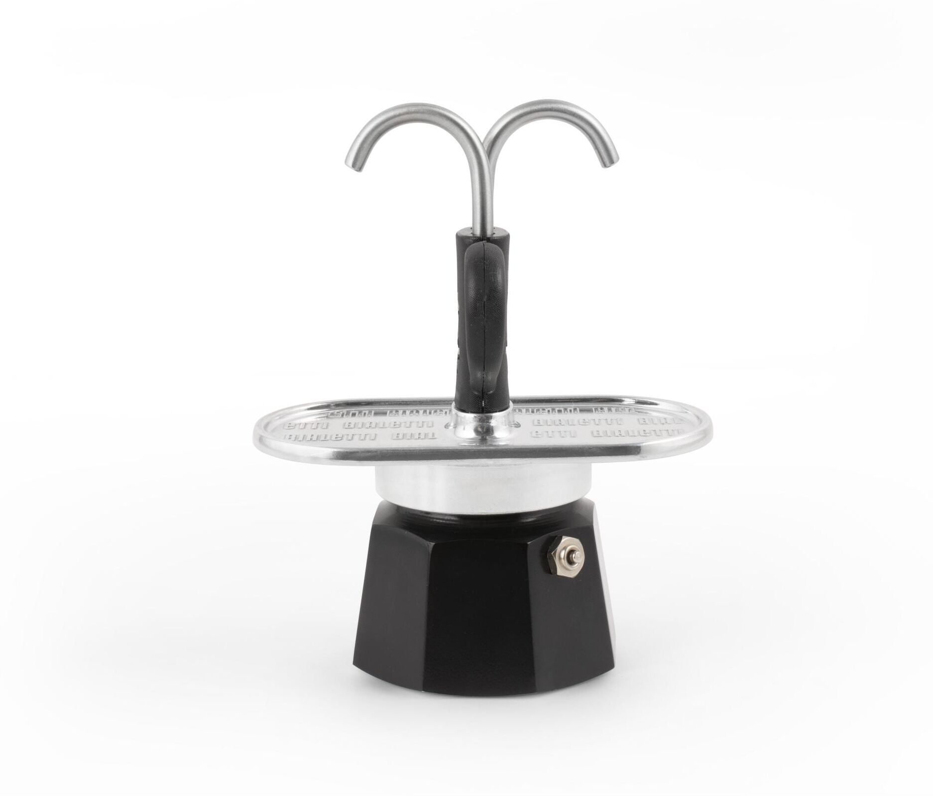 Espressokocher BIALETTI "Mini Express", silber (schwarz, silberfarben), 2, Kaffeemaschinen, Espressokocher schwarz, silberfarben 2