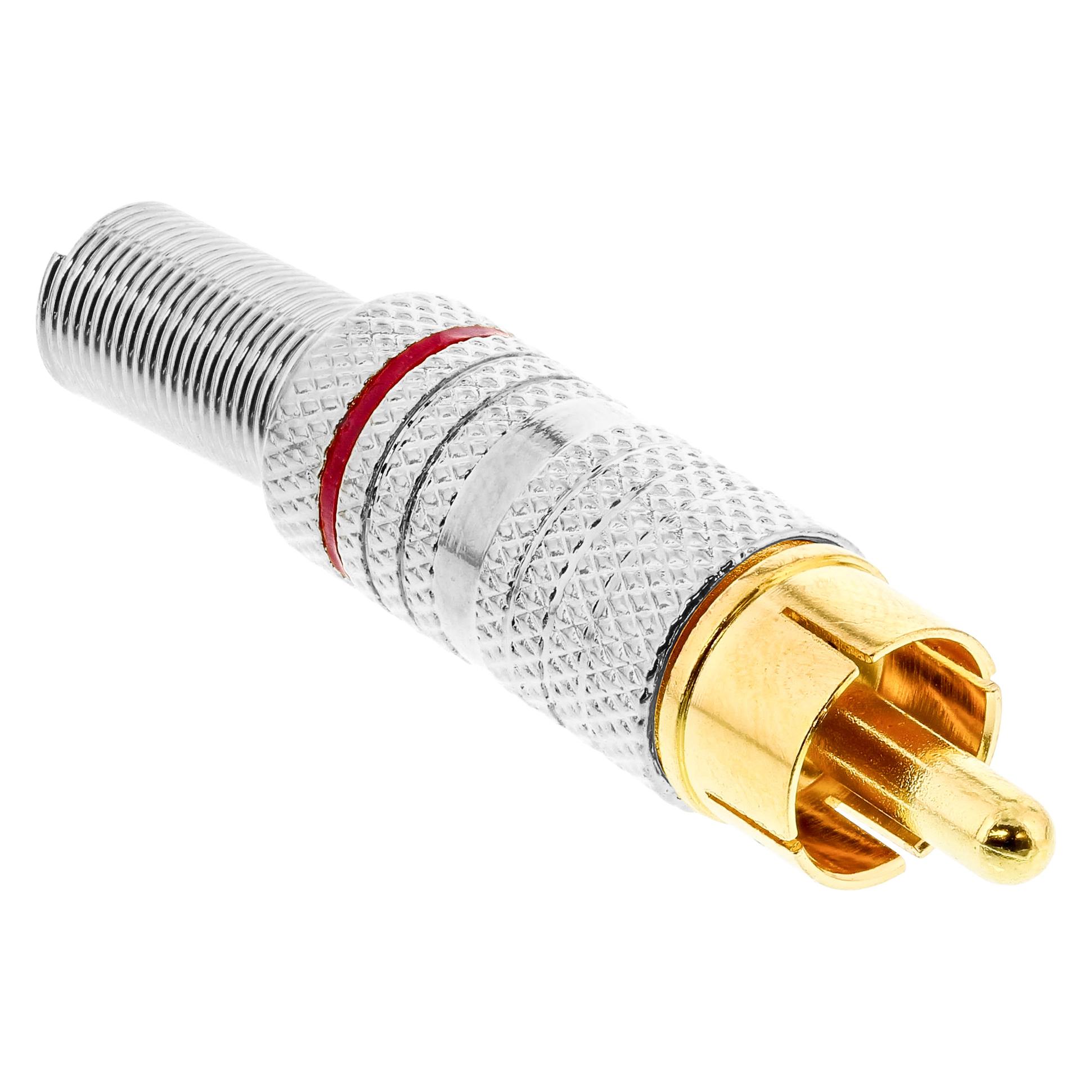 InLine Cinchstecker Lötversion (99110O)