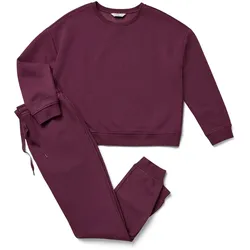 Tchibo - Loungewear-Anzug - Damen - Gr. XXL - bordeaux