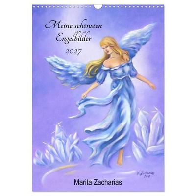 Meine schönsten Engelbilder - Marita Zacharias (Wandkalender 2027 DIN A3 hoch), CALVENDO Monatskalender
