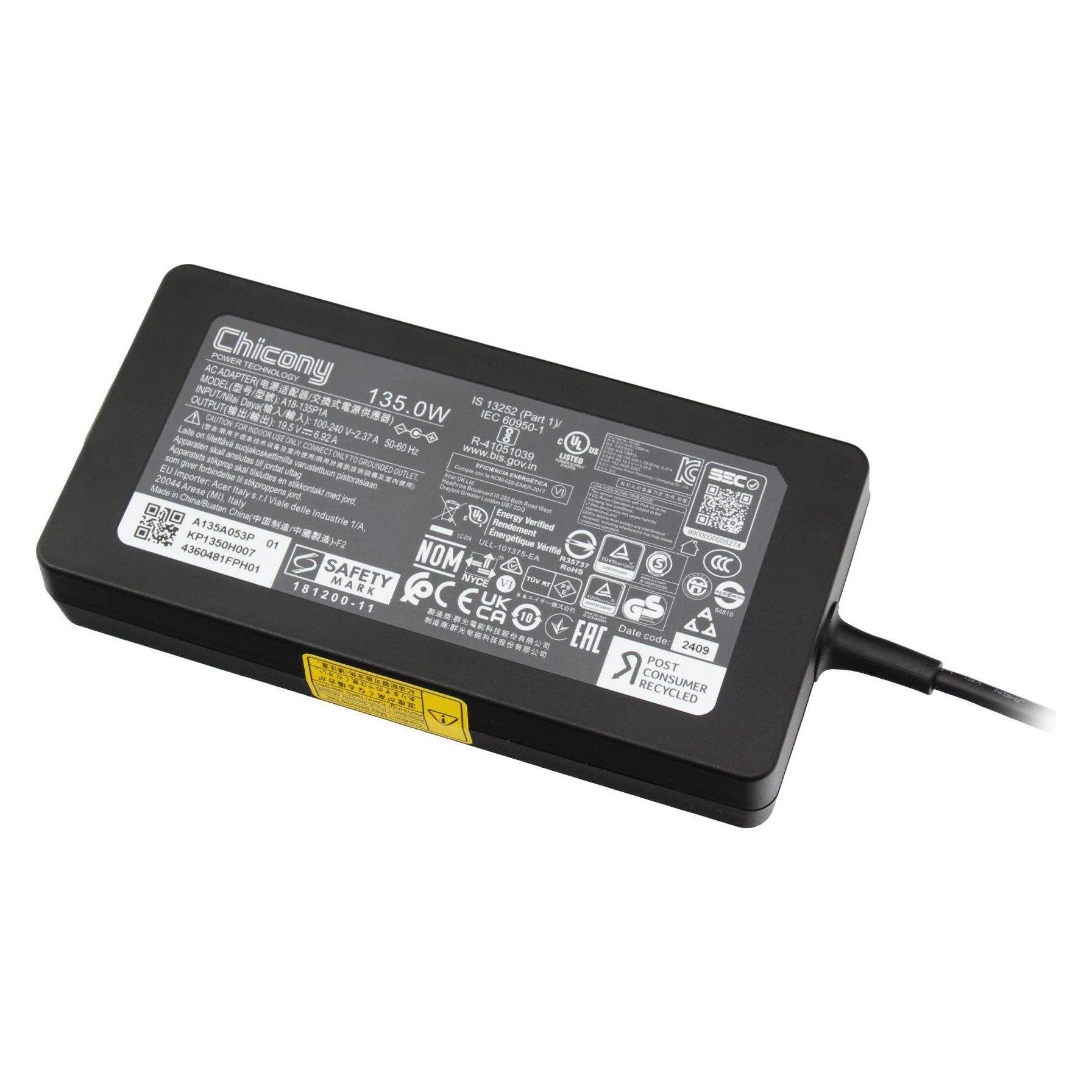 Acer ADAPTER AC CHICONY 135W 19 5V (135 W) (KP.1350H.002)