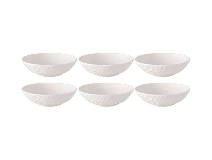 Dessertschale VILLEROY & BOCH Manufacture 6 Stück , weiss (weiß), Porzellan, Schüsseln, Dessertschale