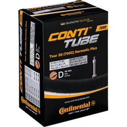 Continental Schlauch Tour Hermetic Plus 28 Zoll schwarz Blitzventil 40 mm