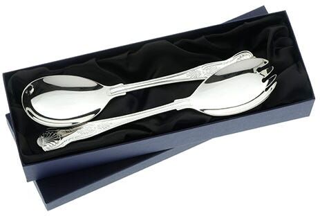 Arthur Price of England Kings Sovereign Stainless Steel Salad Servers