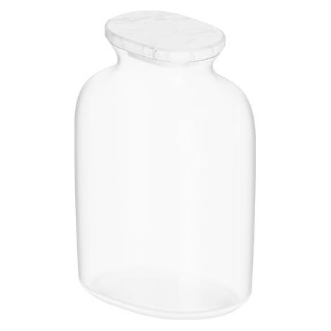 Blanco Glaskaraffe | Mattes / Frosted Glas, Marmordeckel | 1l Wasserkaraffe für kohlensäurehaltiges (1 l) (527672)