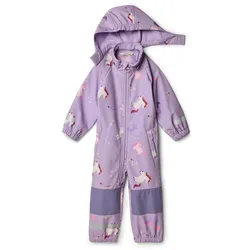 Tchibo - Kinder-Softshell-Einteiler - Mädchen - Gr. 110/116 - lila/print