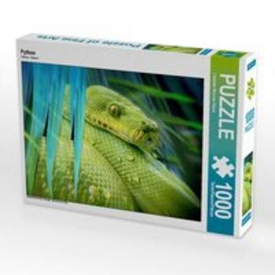 CALVENDO Puzzle Python 1000 Teile Lege-Größe 64 x 48 cm Foto-Puzzle Bild von Liselotte Brunner-Klaus