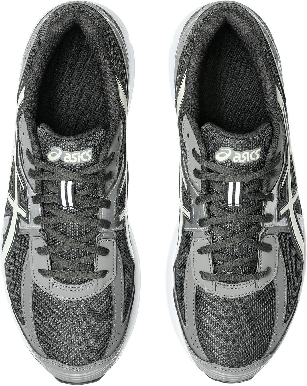 Sneaker ASICS SPORTSTYLE "JOG 100S", Damen, Gr. 44, grau (obsidian grau, cream), Synthetik, Schuhe Sneaker obsidian grau, cream 44