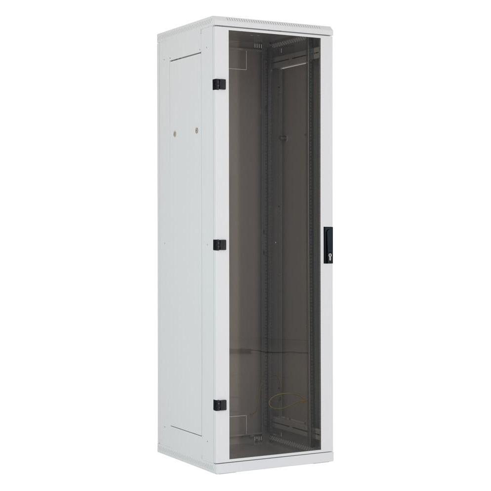 Tritón Triton RMA-27-A69-CAX-N1 19" Standschrank 27HE/600x900, Glastür, grau (27 HE, 19 Zoll Rack) (RMA-27-A69-CAX-N1)