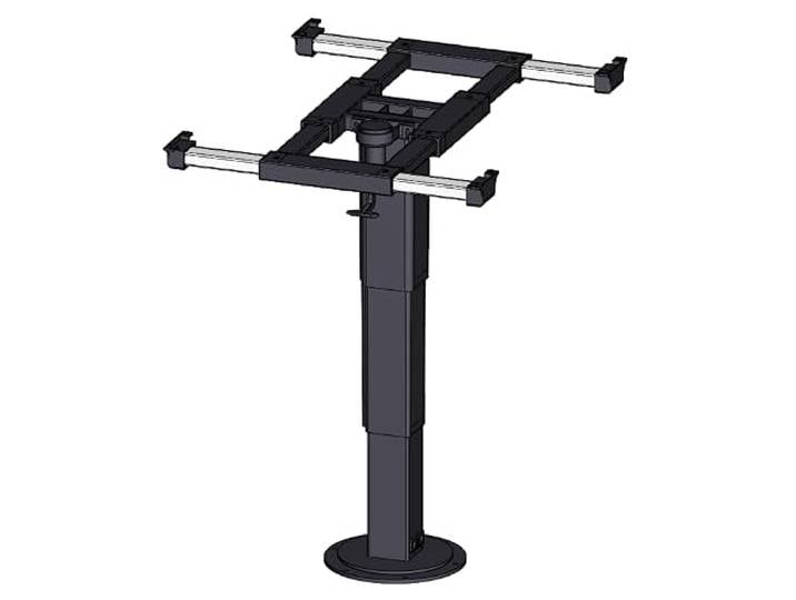 PONTTOR ilse 5894 A08 Liftgestell Tischgestell Liftsäule mit Verdrehung und Verschiebung mit klick-Klack-System Auto Wohnwagen Wohnmobil Caravan