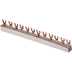 Gabel-Phasenschiene Pollmann G4L-L1+N-L2+N-L3+N / 10mm2 Länge 210mm (12TE)