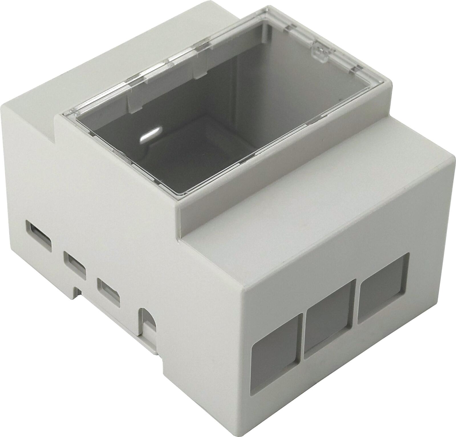 JOY-IT Hutschienen-Gehäuse für Raspberry 4 B RB-CASEP4+07