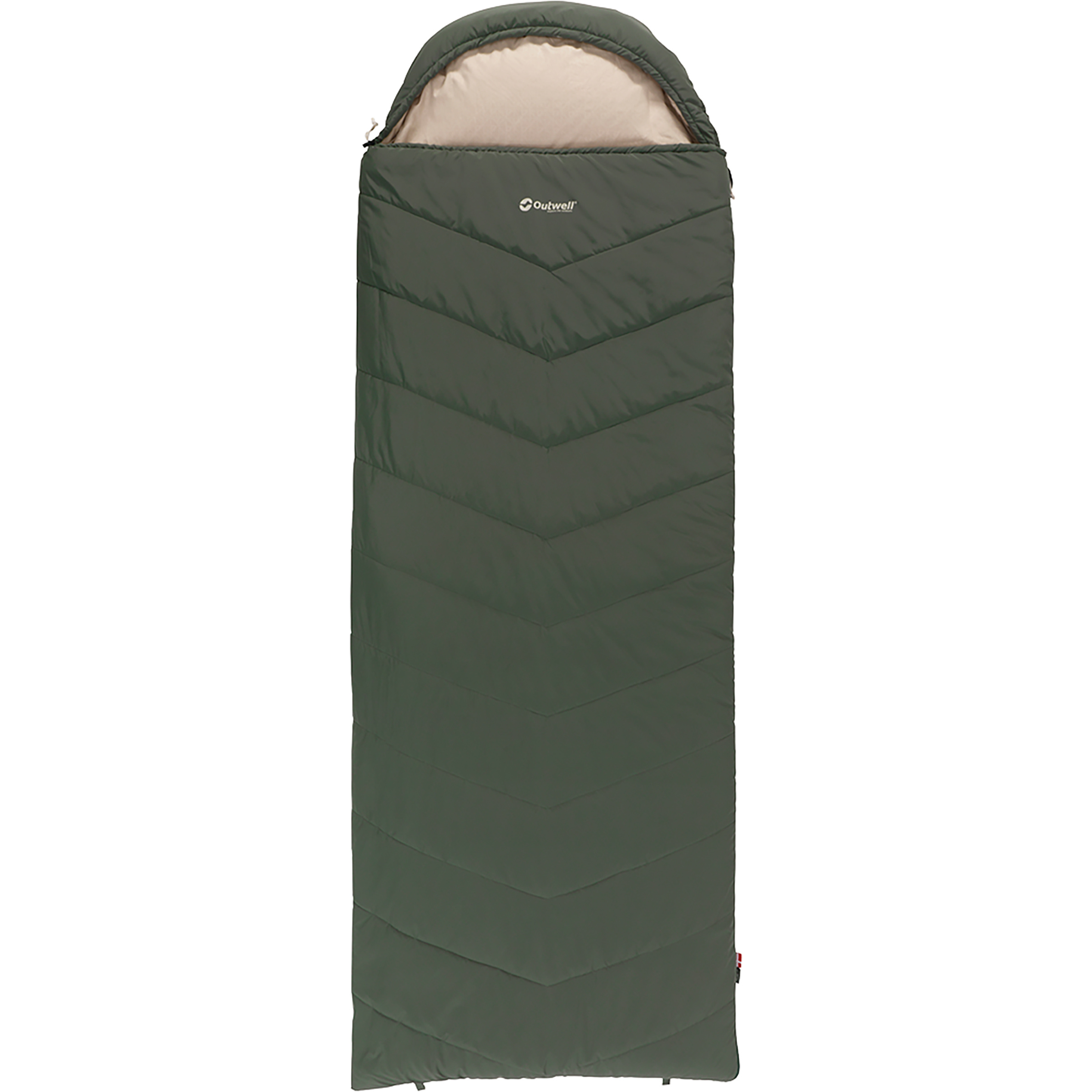 Outwell Caldera Lux Schlafsack Kunstfaserschlafsäcke gruen Größe max. 190cm Camping