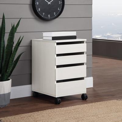 Office Star Products OSP Holly Mobile Storage Cart with Drawers and Locking