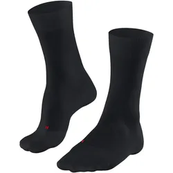 Falke, Unisex, Sportsocken, BC Contact Fahrradsocken ultraleichte Polsterung (42 - 43), Schwarz