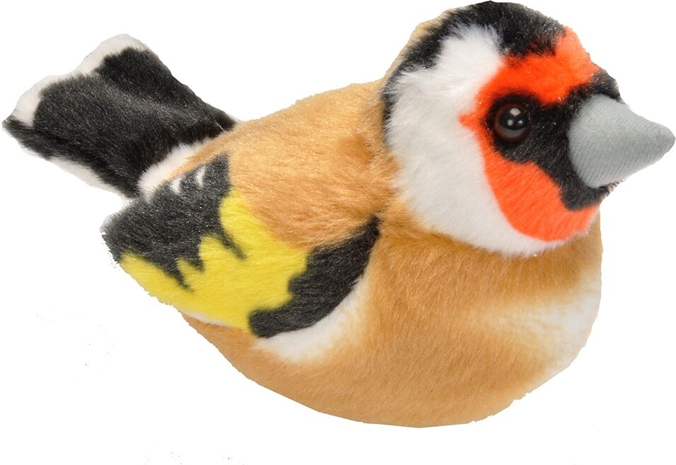 WILD REPUBLIC Peluche pájaro Jilguero .