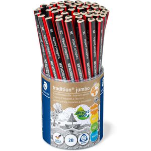 Staedtler Bleistift tradition jumbo 1285, Härte 2B, 50 Stück