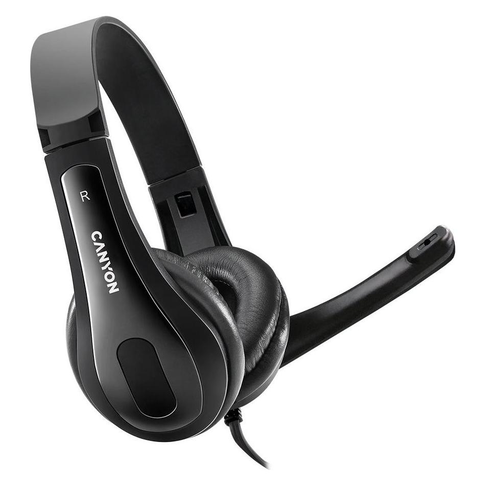 Canyon HEADSET CHSU-1 (Kabelgebunden, USB-A) (CNS-CHSU1B)