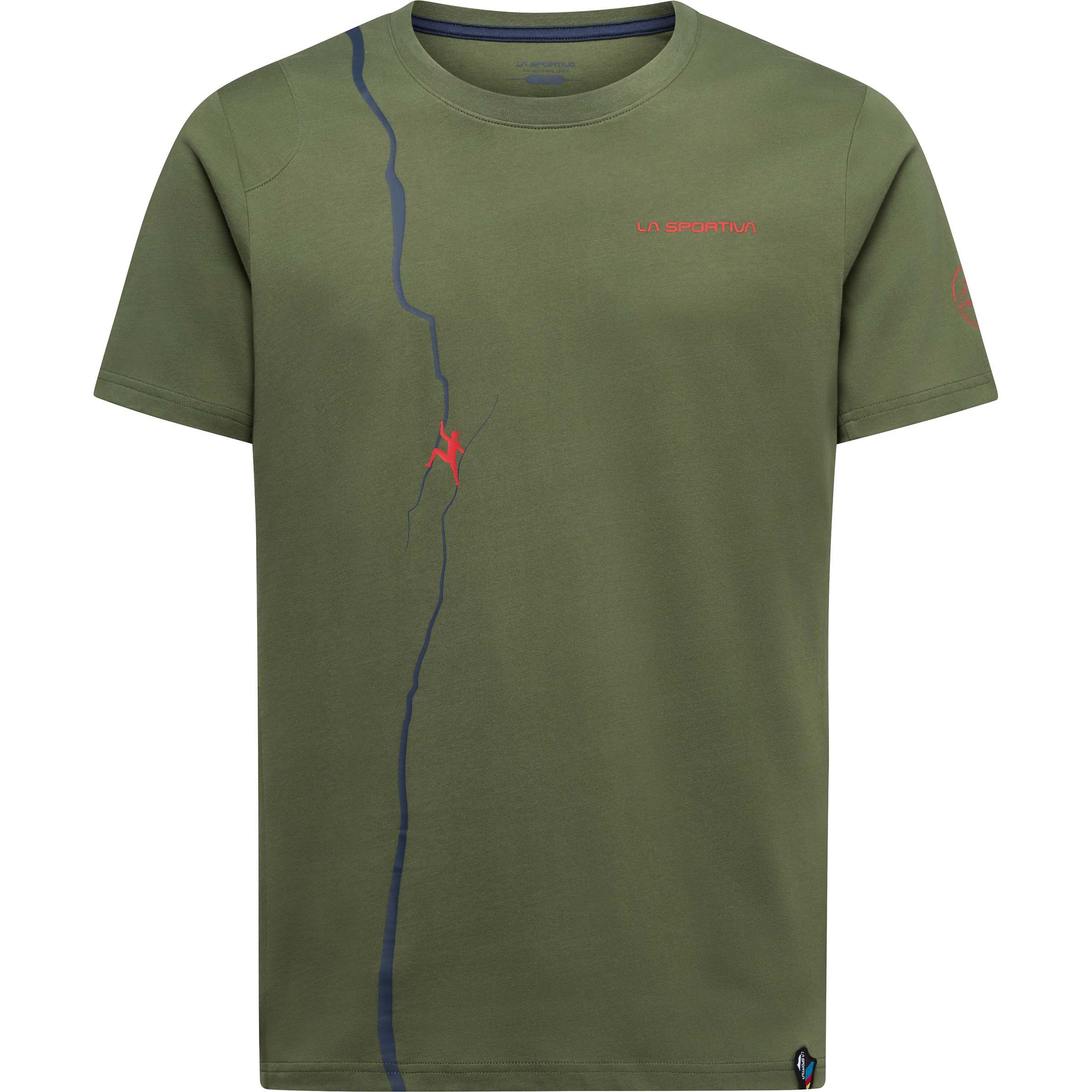La Sportiva Route Herren T-Shirts gruen Größe M Bouldern | Sportklettern | Lifestyle Hautfreundlich