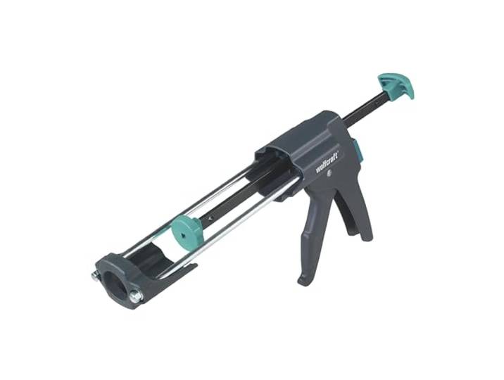 Wolfcraft MG 600 - Pistolet à Cartouche 310 ml pour Mastics et Silicone Presse à extrusion robuste en acier pour colles et bitume avec pression de 280 kg et stop-goutte manuel\, 4356000