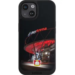 Nivocase Handyhülle für Apple iPhone 15 Hülle NIVOpure Case Schwarz Bayer 04 Leverkusen Offizielles (Apple iPhone 15), Smartphone Hülle, Schwarz