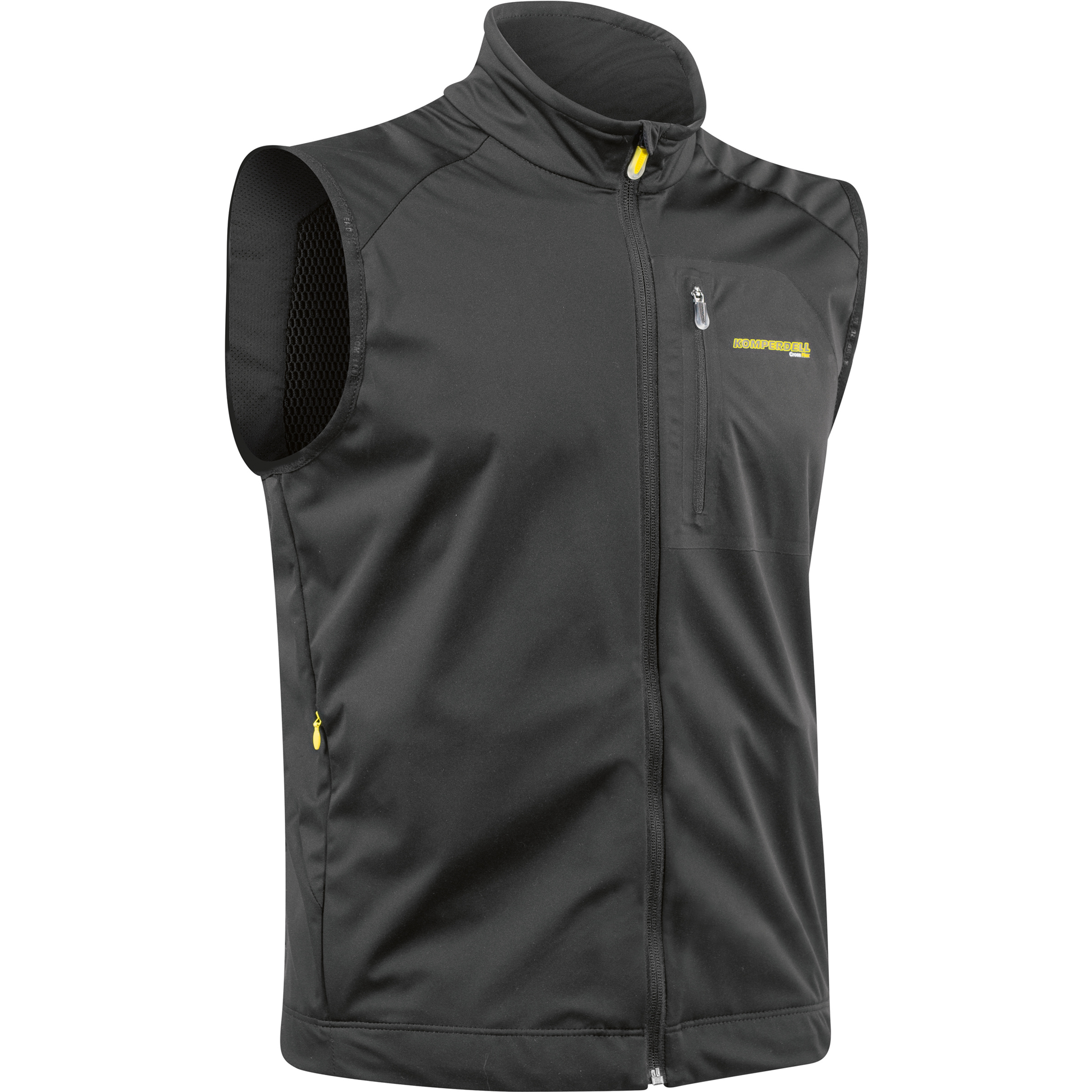 Komperdell Softshell Protektorweste Protektorwesten grau Größe XS Freeride | Skifahren Windabweisend