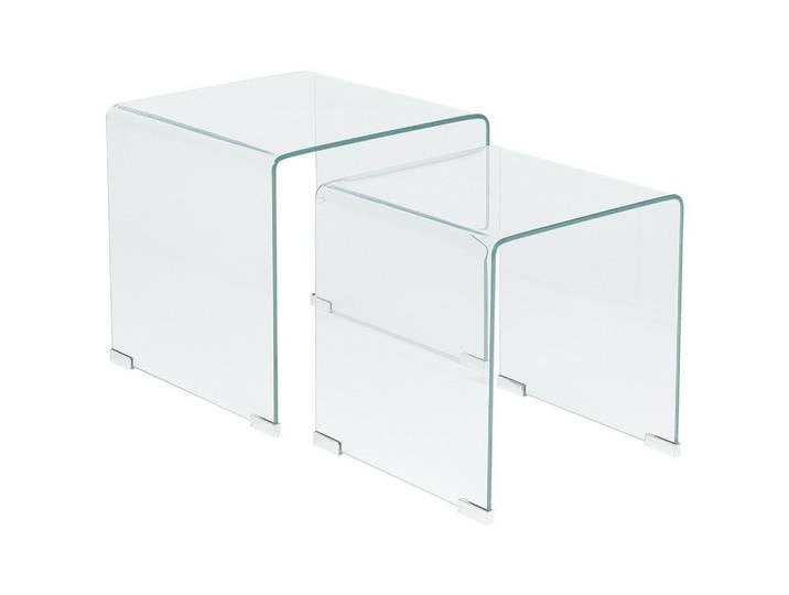 BEISTELLTISCH 2er-Set Rechteckig Transparent Kendall