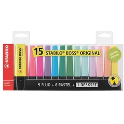 Stabilo 15er-Pack Textmarker »BOSS® Original«