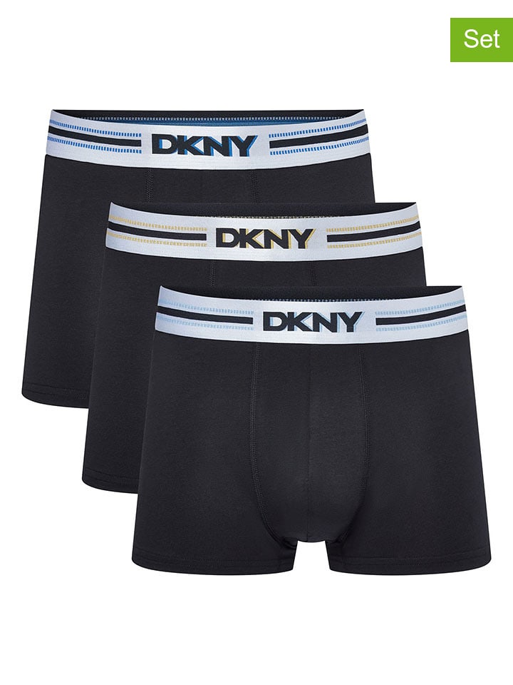 DKNY 3er-Set: Boxershorts in Schwarz - M