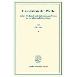 Das System der Werte., Fachbücher von Kurt Port