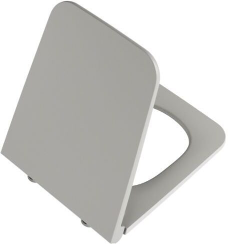 VitrA Equal WC-Sitz 119-476R009 39,4x47,3cm, Scharniere Edelstahl, mit Absenkautomatik und Schnellverschluss