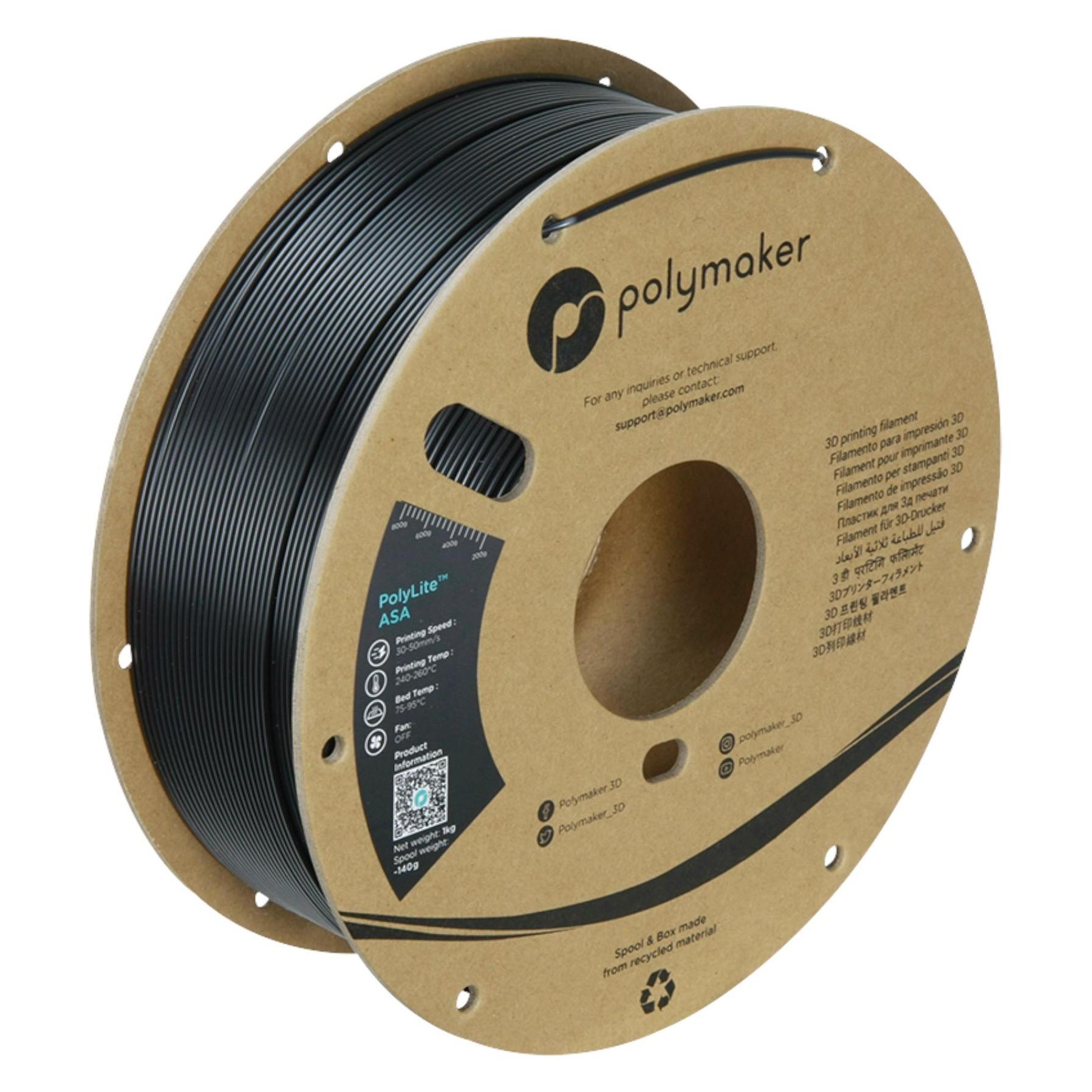 Polymaker PolyLite ASA (ASA, 1000 g, 1.75 mm) (PF01001)