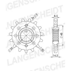 Supersprox Ritzel 530 18Z