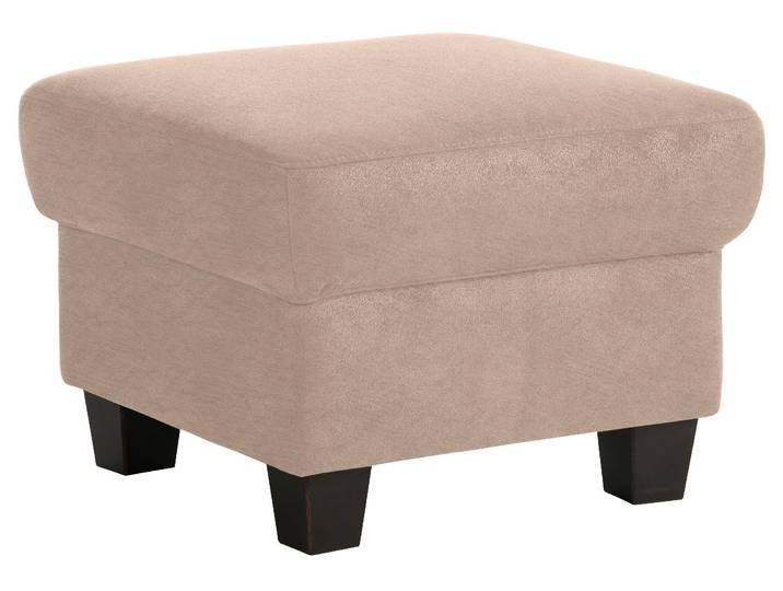 Polsterhocker HOME AFFAIRE Yesterday , beige (natur), B:58cm H:42cm T:58cm, Struktur (100% Polyester);Primabelle-Microfaser (100% Polyester);Microfaser Antikleder-Optik Melrose (100% Polyester), Hocker, Polsterhocker, passend zur Yesterday -Serie