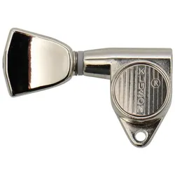 Kluson MT33N Roundbacks 3L3R 90 Grad Nickel - Gurt Zupfinstrument