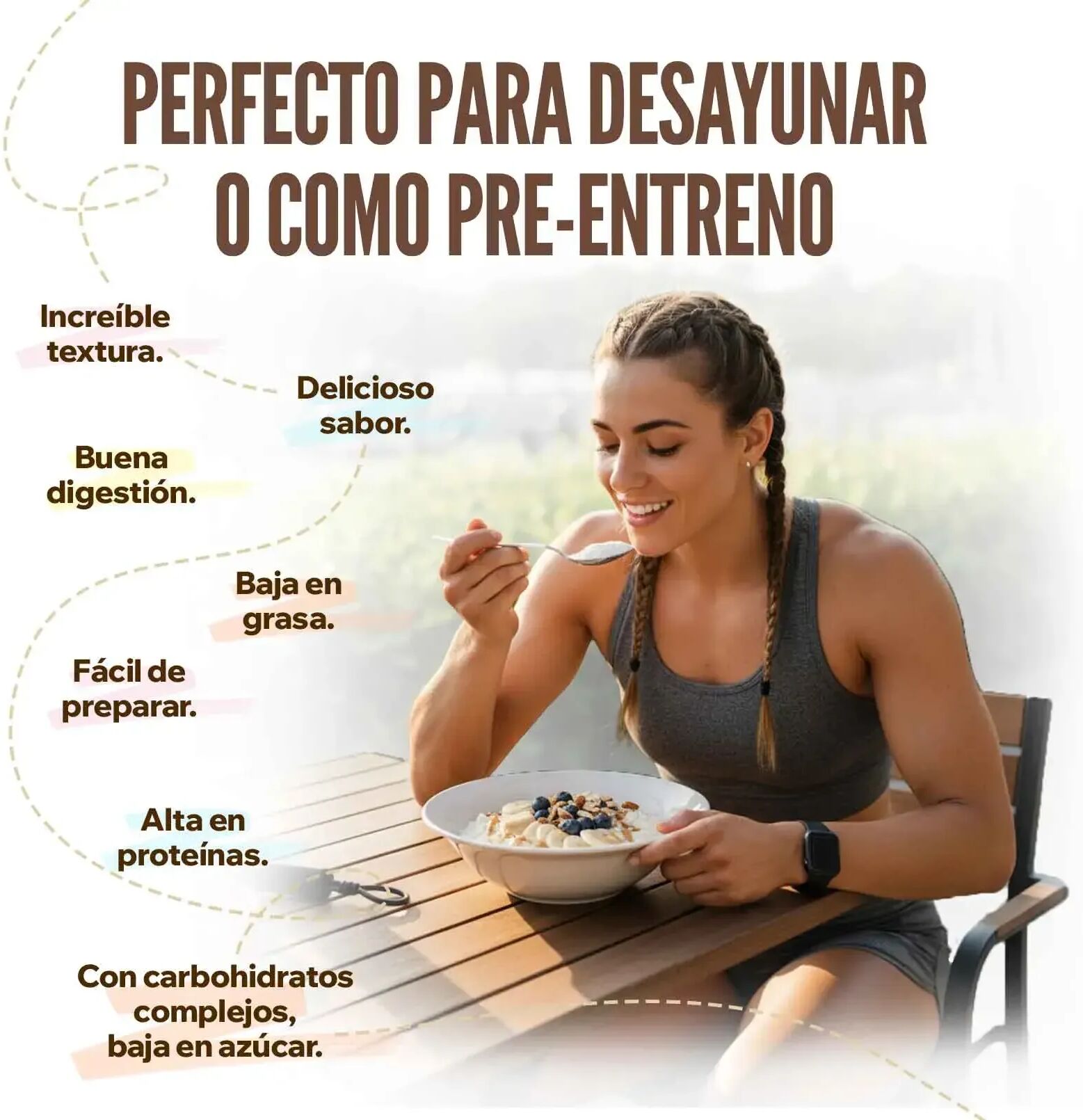 HSN Crema de arroz proteica 2kg chocolate y galletas - Recetas Saludables - Polvo - 40  Servicios